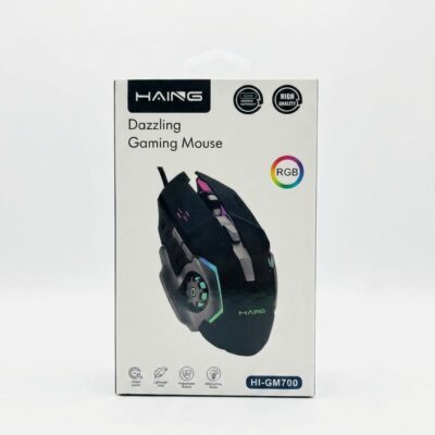 HAING HI-GM700 RGB Gaming Mouse – Wired USB Optical Gaming Mouse for PC & Laptop